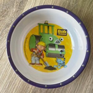 Vintage 2001 Zak Bob the Builder Plastic Bowl Kidcore Retro Y2K Cartoon Nick Jr.
